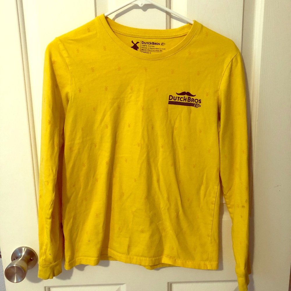 Dutch Bros. Long Sleeve mustache shirt